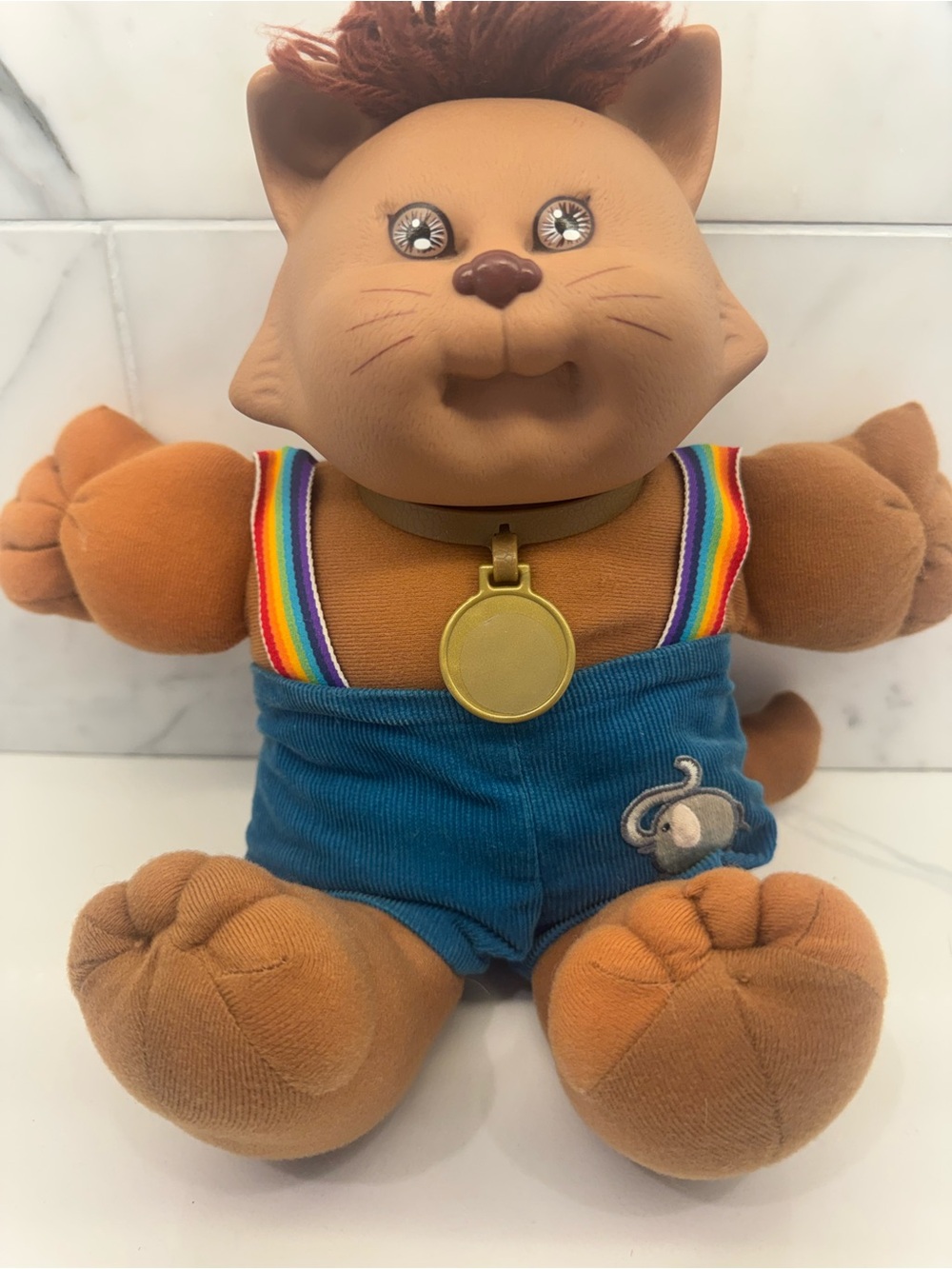 Vintage 1983 Cabbage Patch Kids Koosas Cat Plush